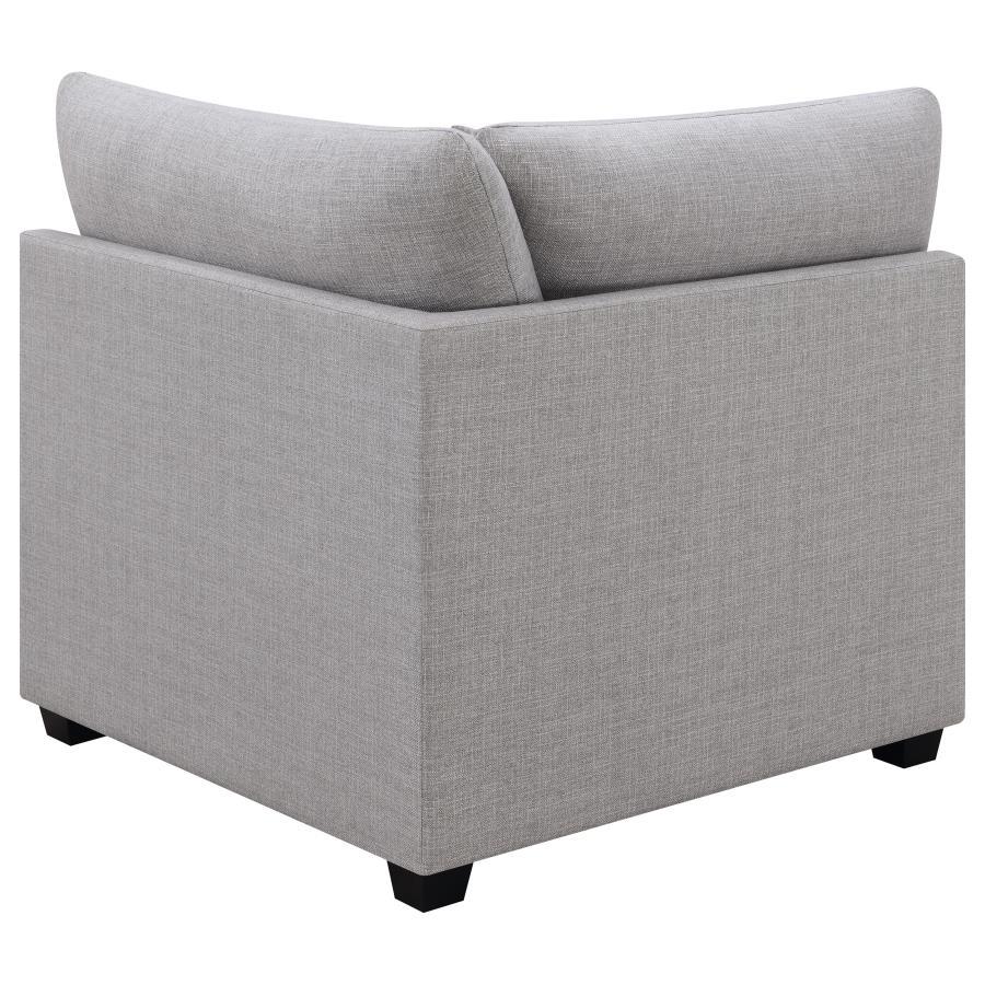 Cambria - Upholstered Corner - Gray Corners modern furniture Contempo Furniture