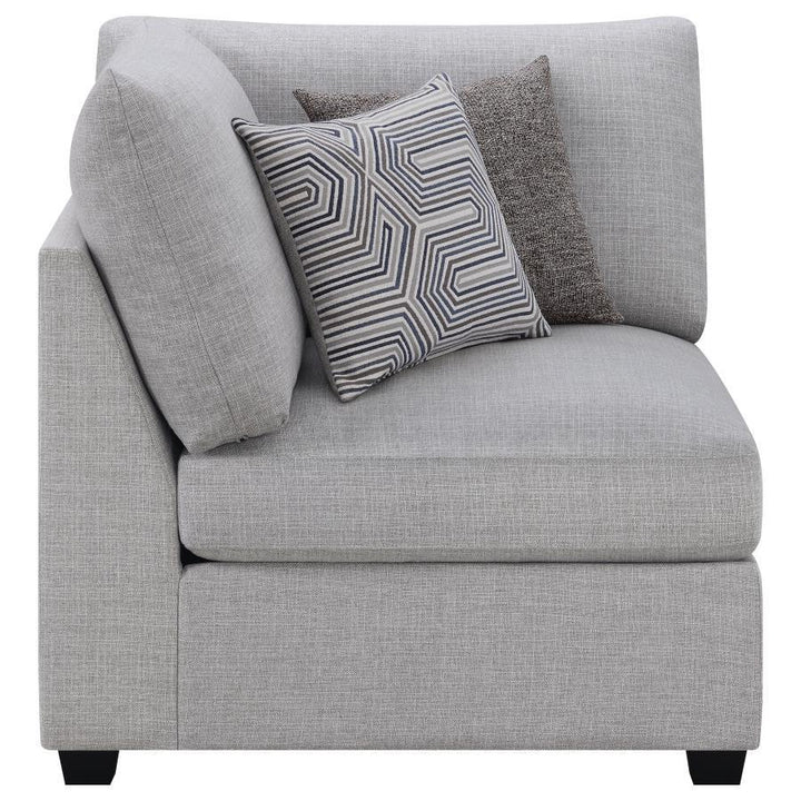 Cambria - Upholstered Corner - Gray Corners modern furniture Contempo Furniture