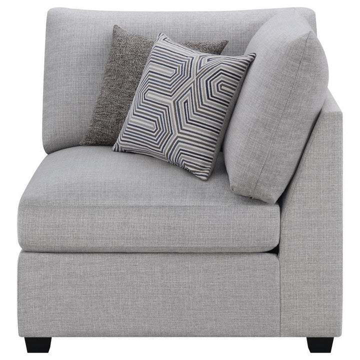 Cambria - Upholstered Corner - Gray Corners modern furniture Contempo Furniture
