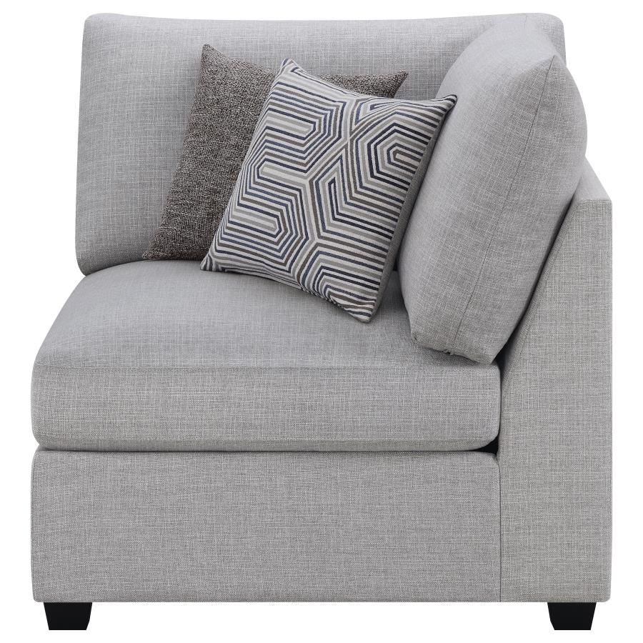 Cambria - Upholstered Corner - Gray Corners modern furniture Contempo Furniture