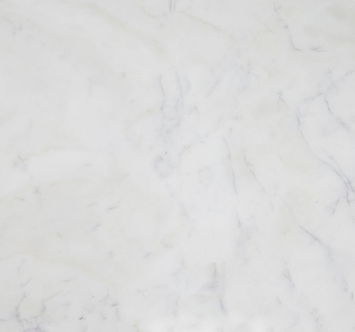 Cambridge White Marble  and  Mango Round End Table