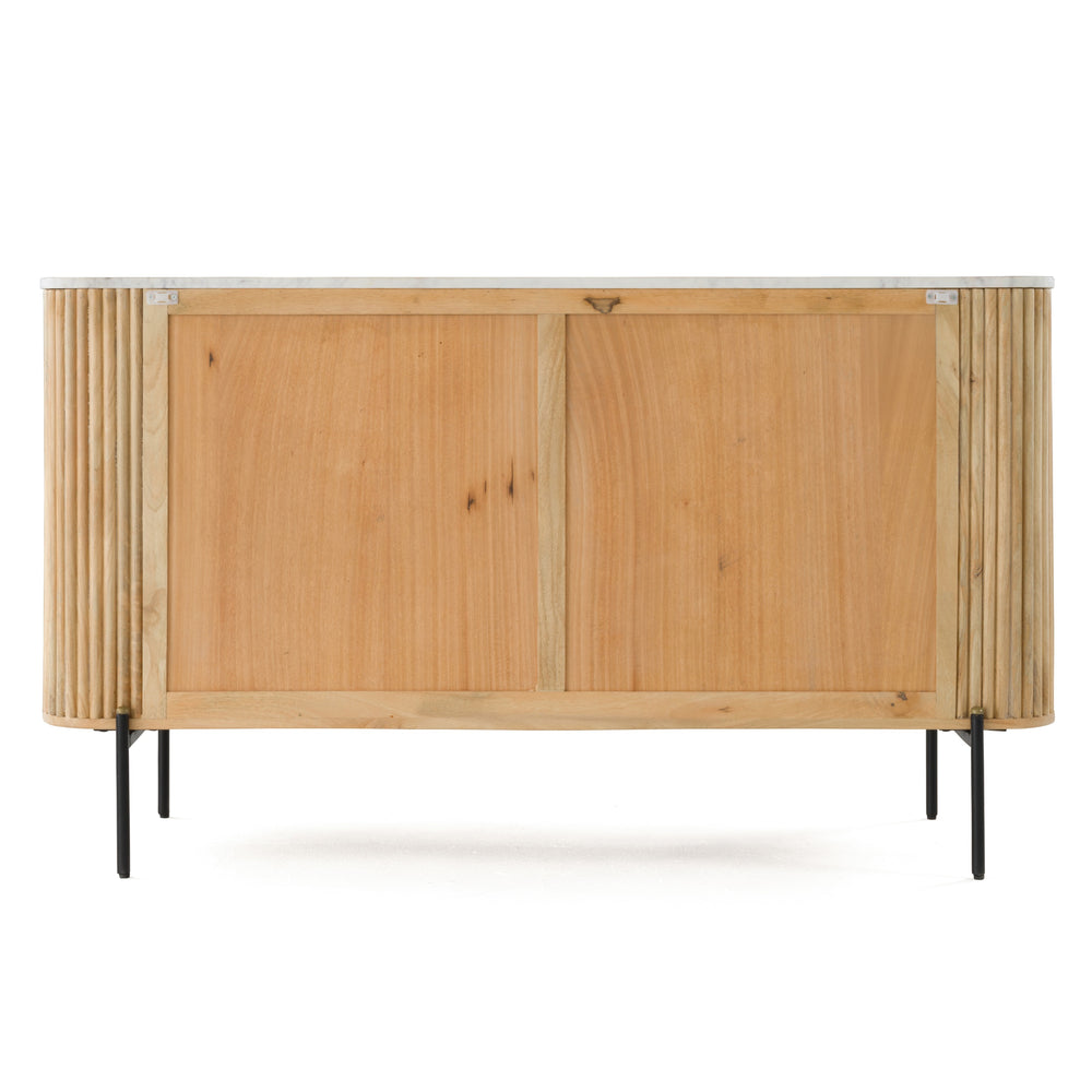 Cambridge White Marble & Mango Dresser - View 5