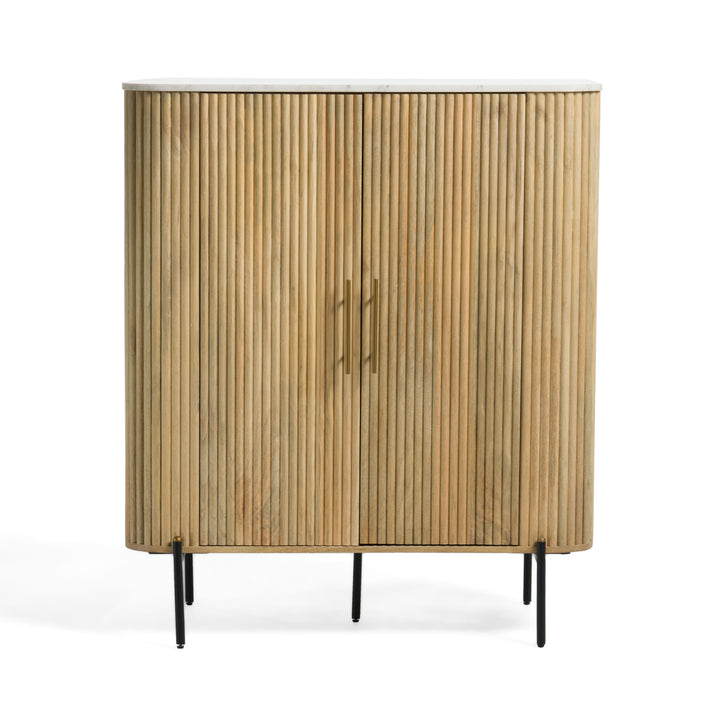 Cambridge White Marble &amp; Mango Tall Buffet