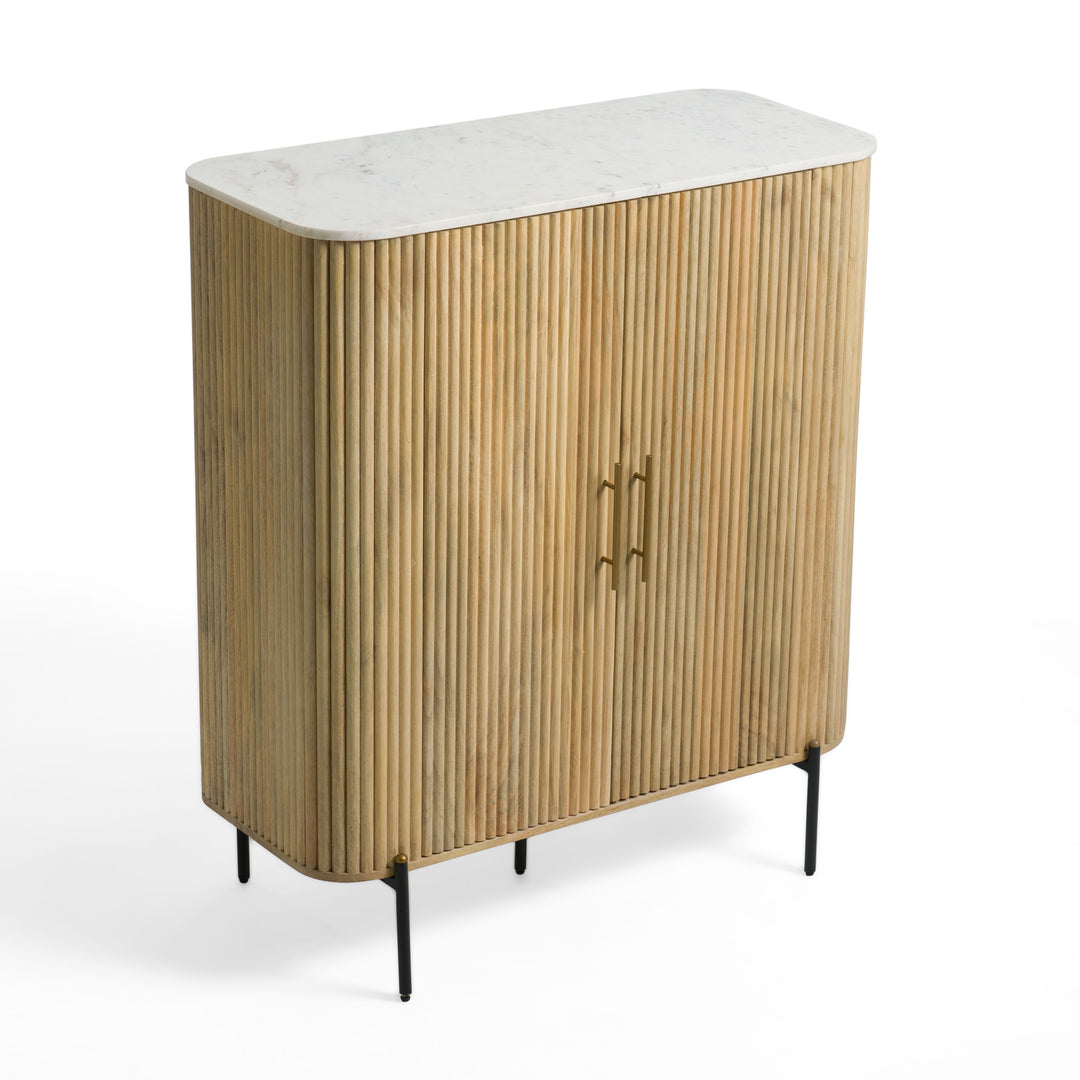 Cambridge White Marble  and  Mango Tall Buffet