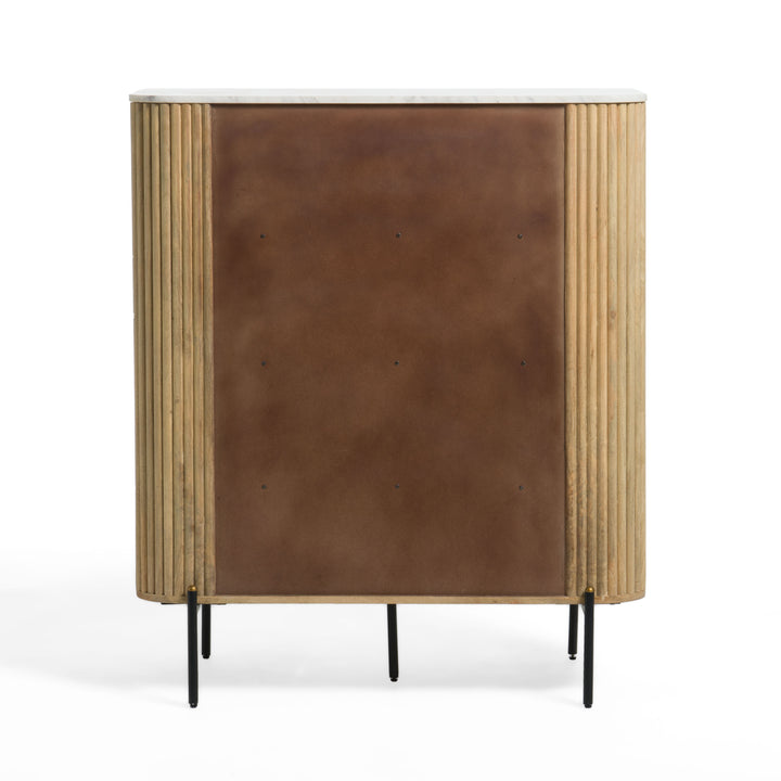 Cambridge White Marble &amp; Mango Tall Buffet