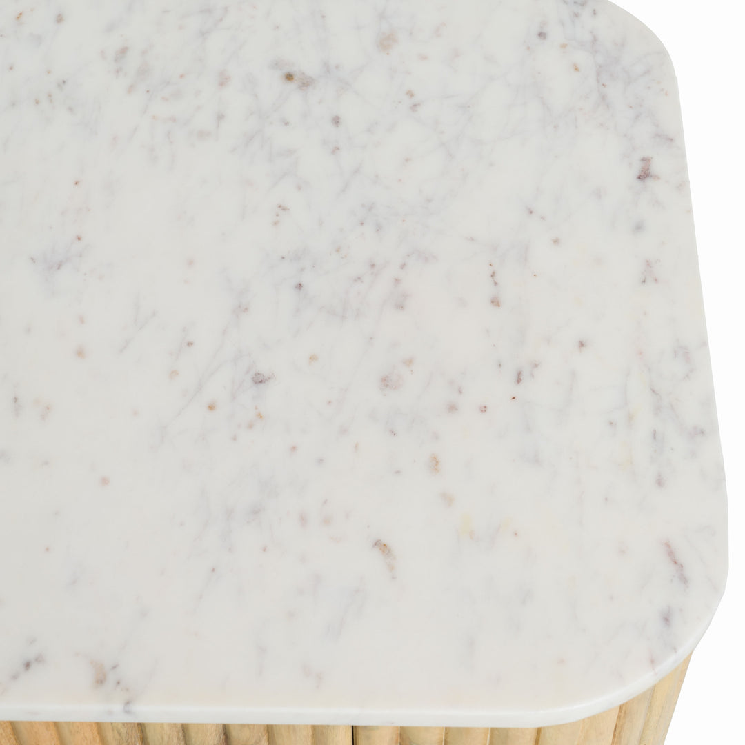 Cambridge White Marble & Mango Tall Buffet