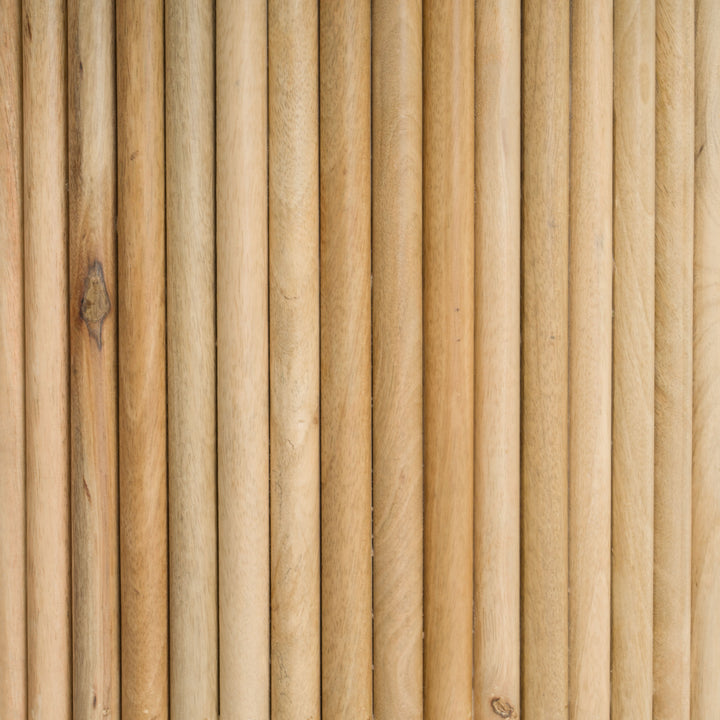 Cambridge White Marble & Mango Round Dining Table