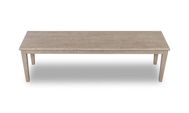 Camden Oak Wood Bench in Chai Benches modern furniture Contempo Furniture