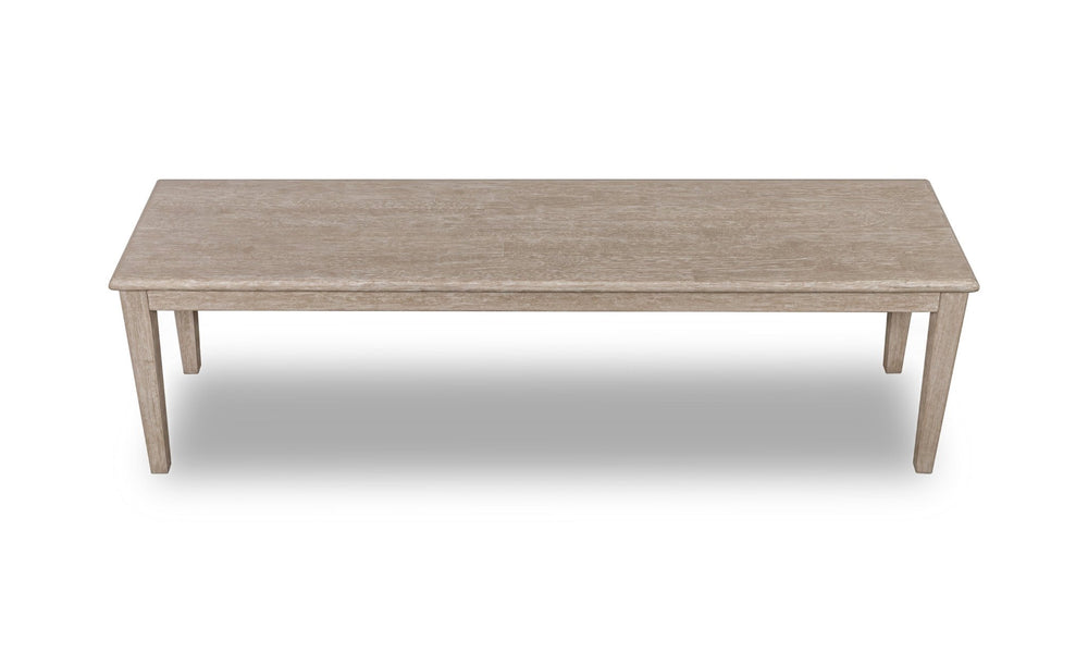 Camden Oak Wood Bench in Chai Benches modern furniture Contempo Furniture