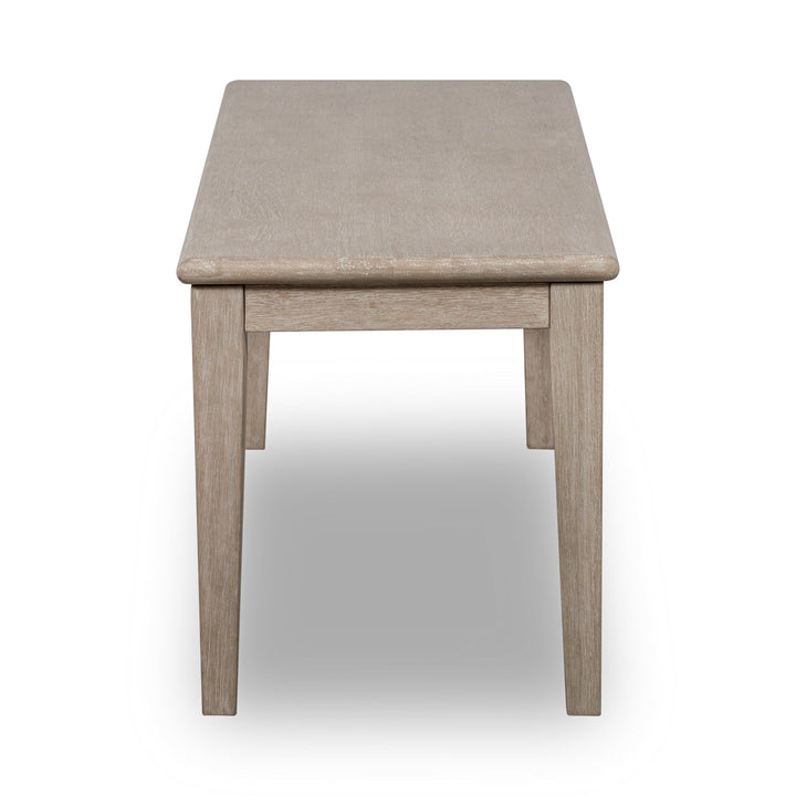 Camden Oak Wood Bench in Chai Benches modern furniture Contempo Furniture