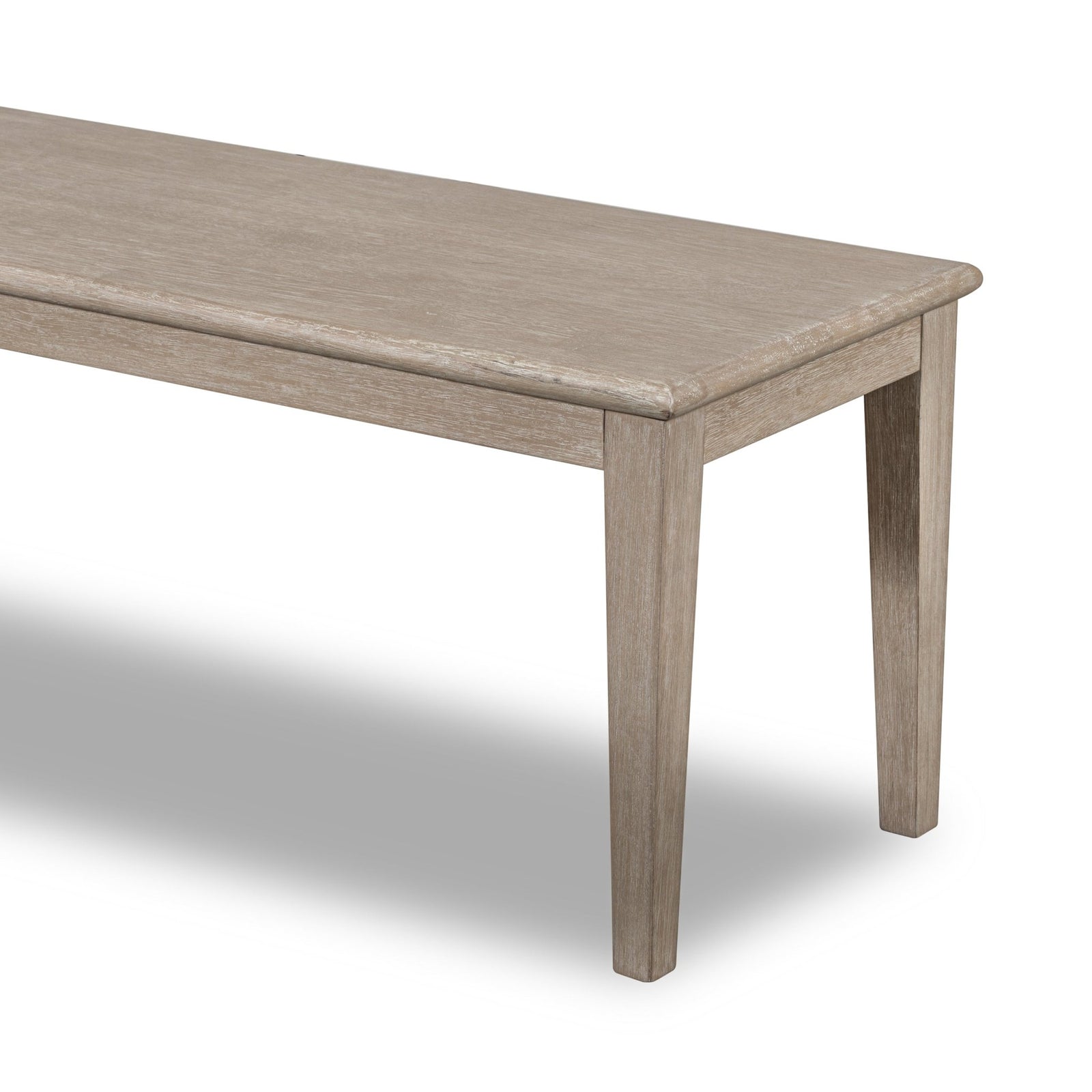 Camden Oak Wood Bench in Chai Benches modern furniture Contempo Furniture