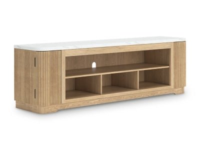 Camdill 80" TV Stand - Light Brown TV Stand modern furniture Contempo Furniture