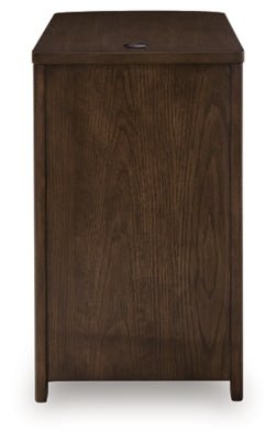 Camdill Chairside End Table - Dark Brown Chair Side Table modern furniture Contempo Furniture