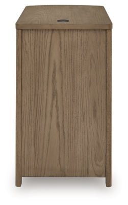 Camdill Chairside End Table - Light Brown Chair Side Table modern furniture Contempo Furniture