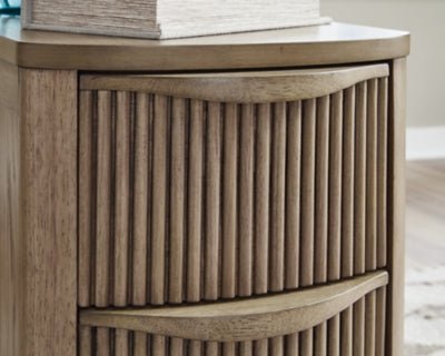 Camdill Chairside End Table - Light Brown Chair Side Table modern furniture Contempo Furniture
