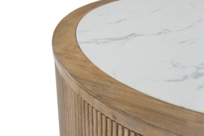 Camdill Coffee Table - Light Brown Coffee Table modern furniture Contempo Furniture