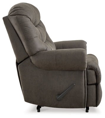 Camera Time Recliner - Dark Gray Reclining Chair modern furniture Contempo Furniture