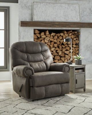 Camera Time Recliner - Dark Gray Reclining Chair modern furniture Contempo Furniture