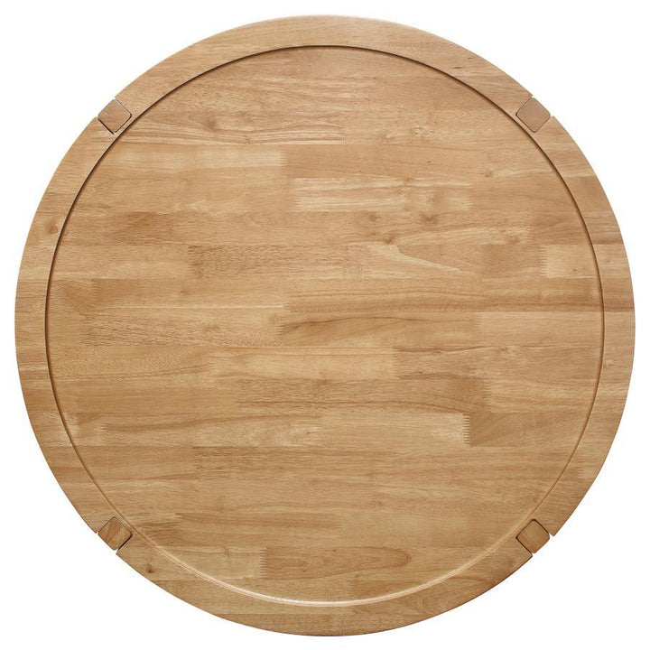 Camillo - Round Solid Wood Coffee Table - Maple Coffee Table modern furniture Contempo Furniture