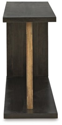 Camlett Console Sofa Table - Dark Brown Console Table modern furniture Contempo Furniture
