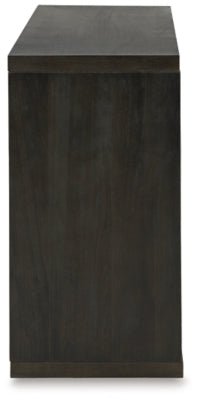 Camlett Console Sofa Table - Dark Brown Console Table modern furniture Contempo Furniture