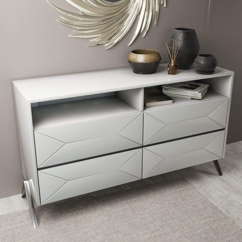 Candid Modern White Dresser - View 4