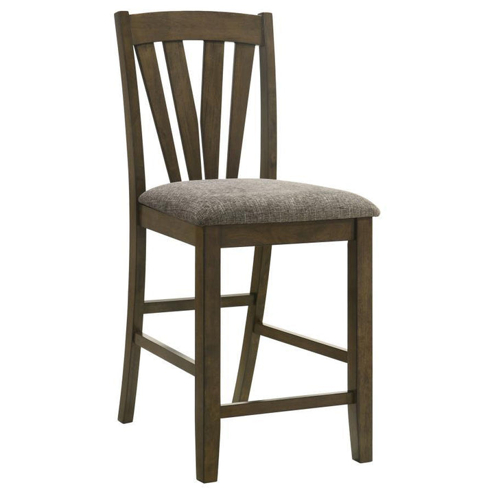 Canfield - Counter Height Dining Side Chair (Set of 2) - Brown Chair Set modern furniture Contempo Furniture