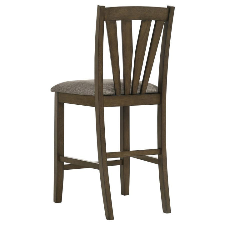 Canfield - Counter Height Dining Side Chair (Set of 2) - Brown Chair Set modern furniture Contempo Furniture