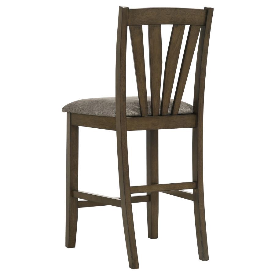 Canfield - Counter Height Dining Side Chair (Set of 2) - Brown Chair Set modern furniture Contempo Furniture