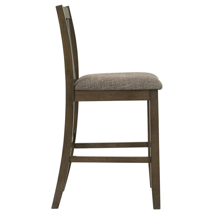 Canfield - Counter Height Dining Side Chair (Set of 2) - Brown Chair Set modern furniture Contempo Furniture