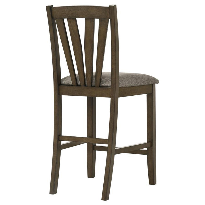 Canfield - Counter Height Dining Side Chair (Set of 2) - Brown Chair Set modern furniture Contempo Furniture