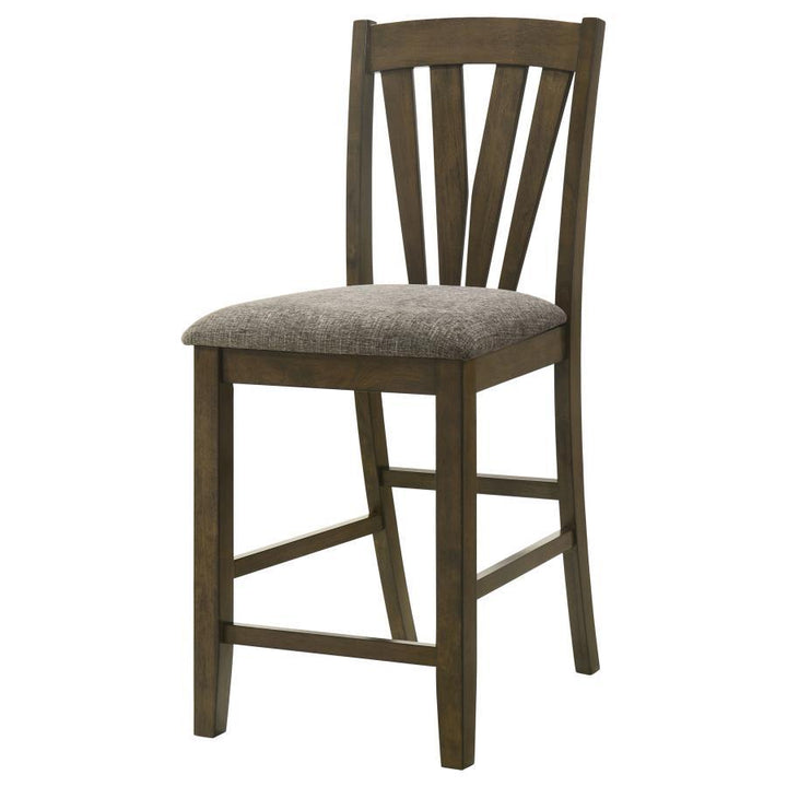 Canfield - Counter Height Dining Side Chair (Set of 2) - Brown Chair Set modern furniture Contempo Furniture