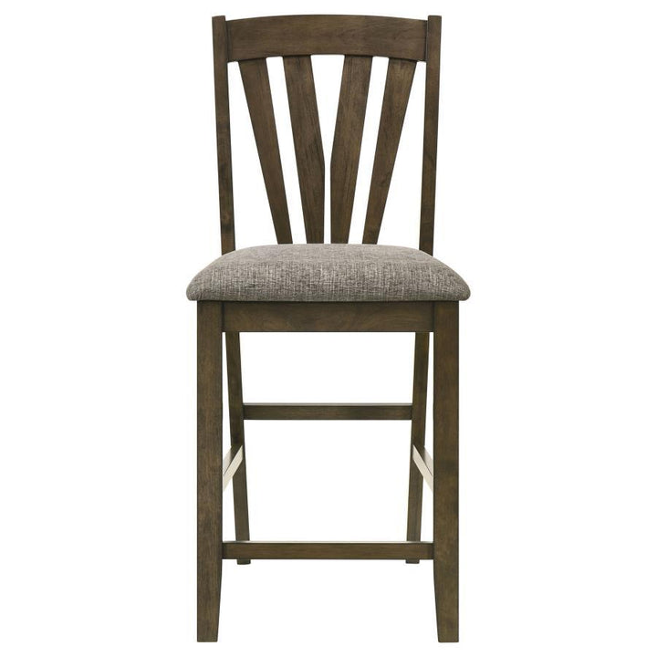 Canfield - Counter Height Dining Side Chair (Set of 2) - Brown Chair Set modern furniture Contempo Furniture