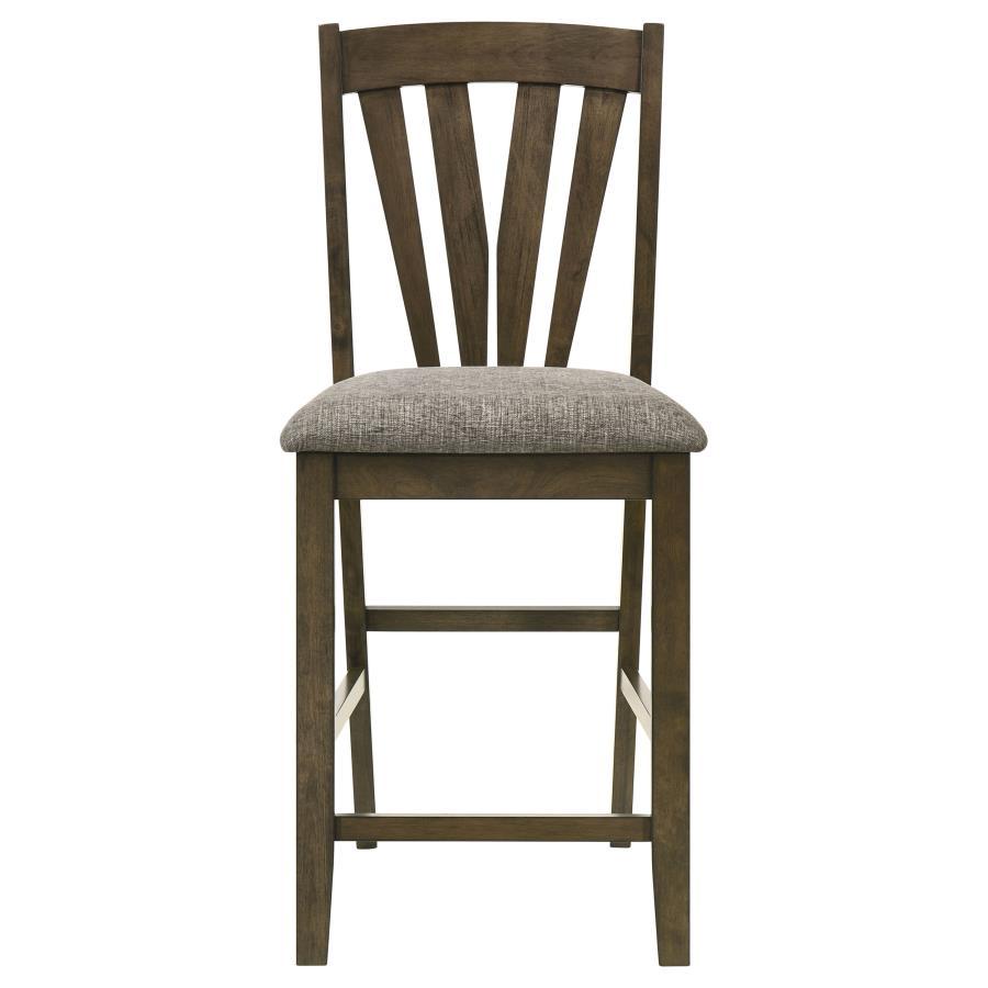 Canfield - Counter Height Dining Side Chair (Set of 2) - Brown Chair Set modern furniture Contempo Furniture