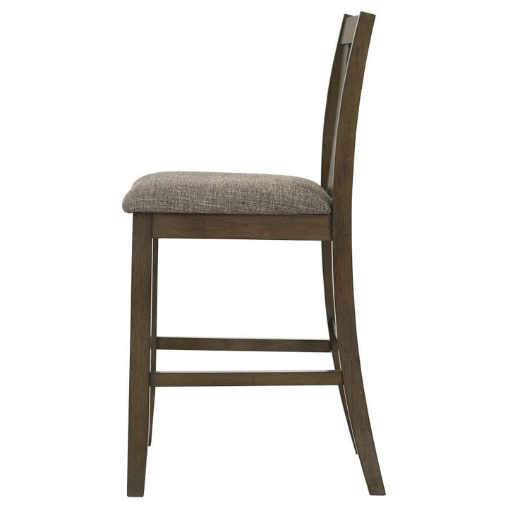 Canfield - Counter Height Dining Side Chair (Set of 2) - Brown Chair Set modern furniture Contempo Furniture