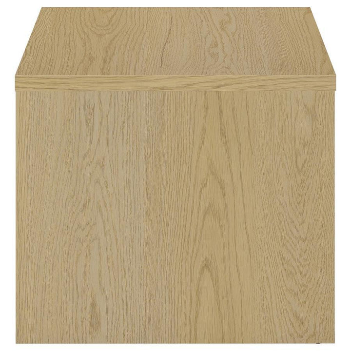 Canoga - 2 Piece Lift Top Cocktail Coffee Table Set - Light Oak Table Set modern furniture Contempo Furniture