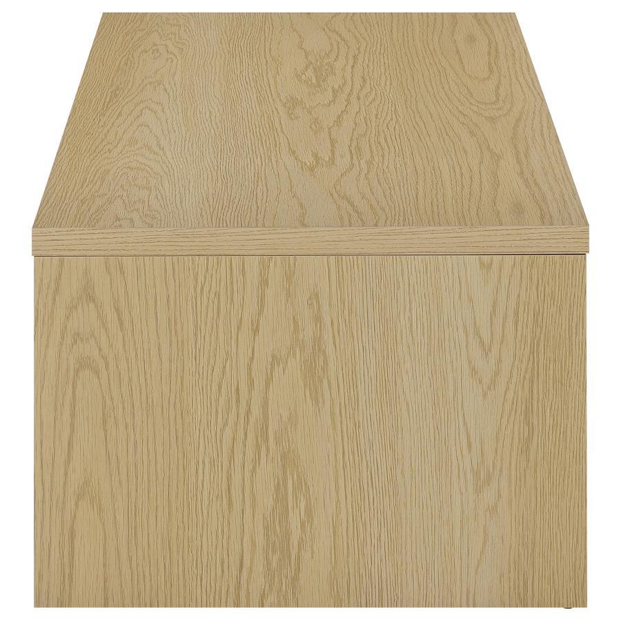 Canoga - 2 Piece Lift Top Cocktail Coffee Table Set - Light Oak Table Set modern furniture Contempo Furniture