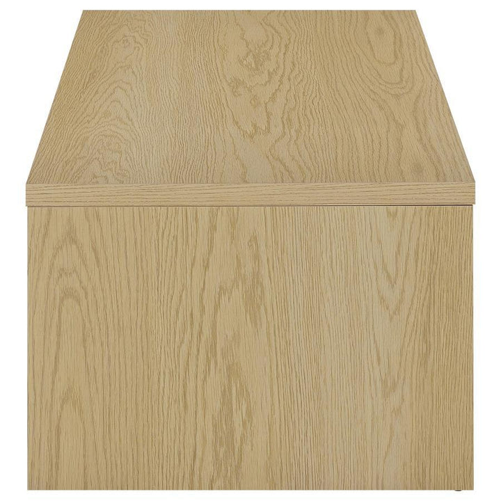 Canoga - 3 Piece Lift Top Cocktail Coffee Table Set - Light Oak Table Set modern furniture Contempo Furniture