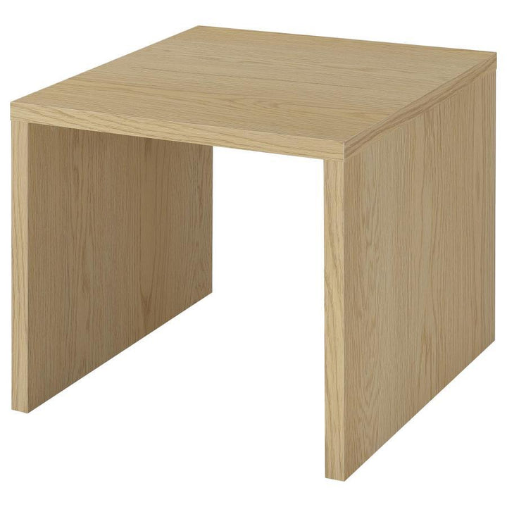 Canoga - 3 Piece Lift Top Cocktail Coffee Table Set - Light Oak Table Set modern furniture Contempo Furniture