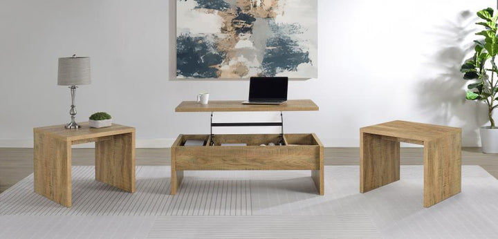 Canoga - 3 Piece Lift Top Cocktail Coffee Table Set - Mango Table Set modern furniture Contempo Furniture