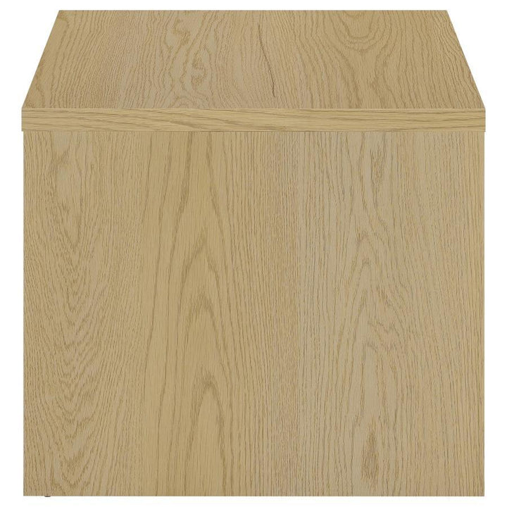Canoga - Engineered Wood Accent Side End Table - Light Oak End Table modern furniture Contempo Furniture