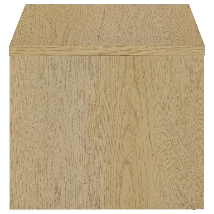 Canoga - Engineered Wood Accent Side End Table - Light Oak End Table modern furniture Contempo Furniture