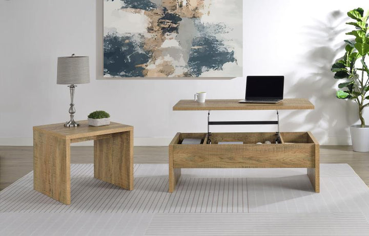 Canoga - Engineered Wood Lift Top Cocktail Coffee Table - Mango Coffee Table modern furniture Contempo Furniture