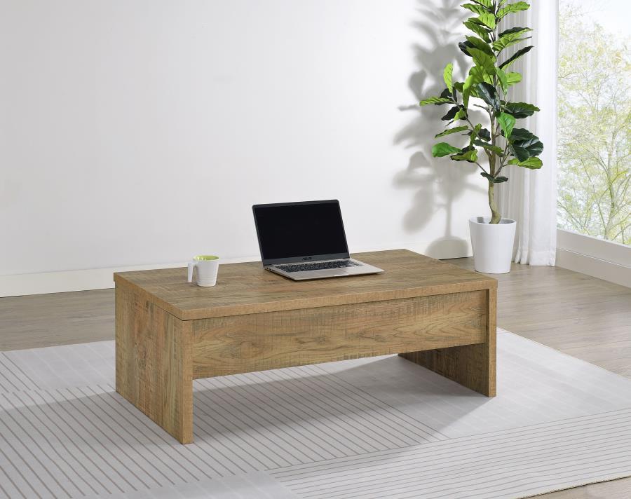 Canoga - Engineered Wood Lift Top Cocktail Coffee Table - Mango Coffee Table modern furniture Contempo Furniture