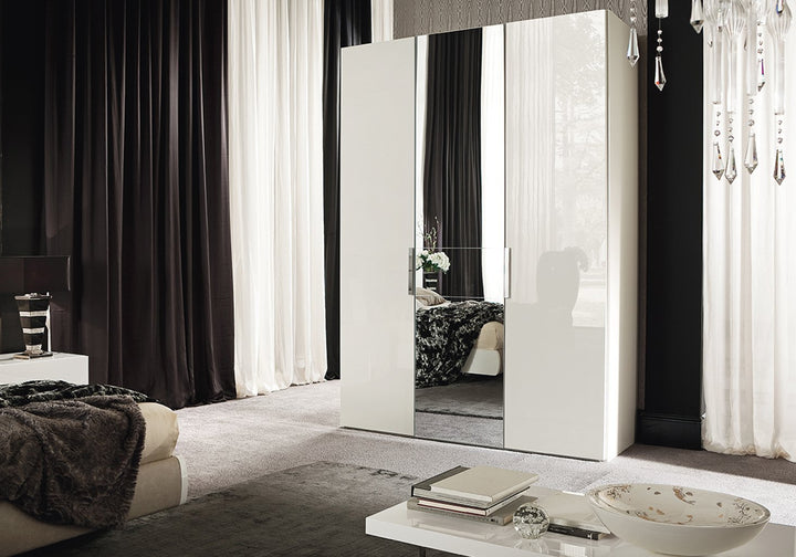 Canova White Bed Bed modern furniture Contempo Furniture