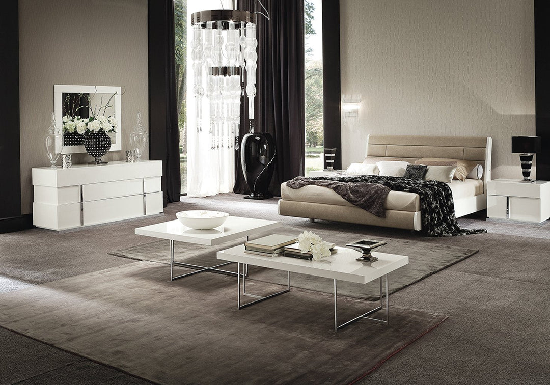 Canova White Left Nightstand Nightstand modern furniture Contempo Furniture