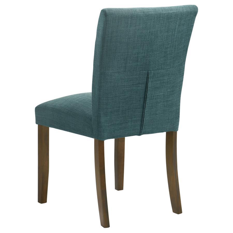 Cantley - Upholstered Dining Side Chair (Set of 2) - Blue Chair Set modern furniture Contempo Furniture