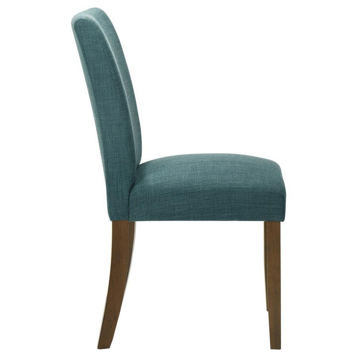 Cantley - Upholstered Dining Side Chair (Set of 2) - Blue Chair Set modern furniture Contempo Furniture