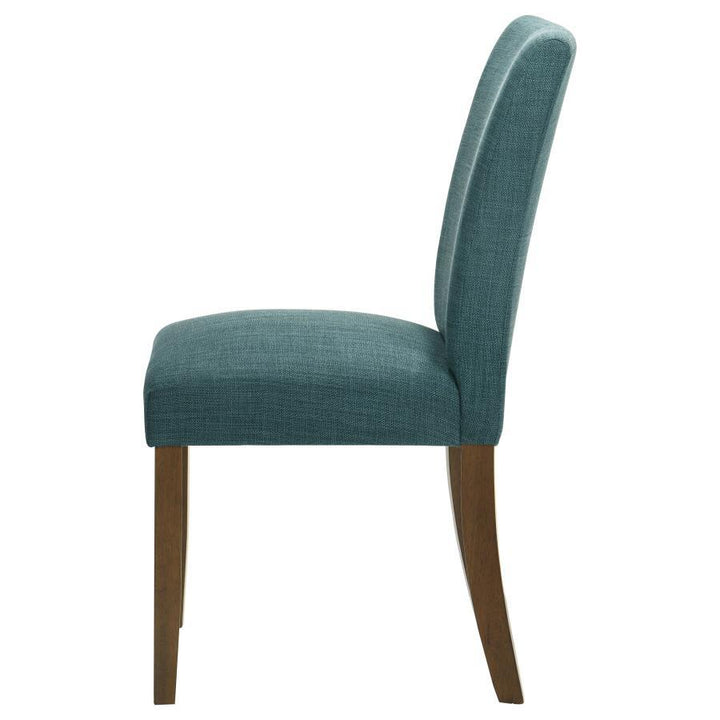 Cantley - Upholstered Dining Side Chair (Set of 2) - Blue Chair Set modern furniture Contempo Furniture