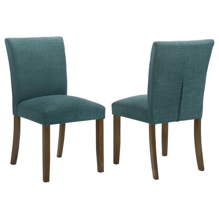 Cantley - Upholstered Dining Side Chair (Set of 2) - Blue Chair Set modern furniture Contempo Furniture